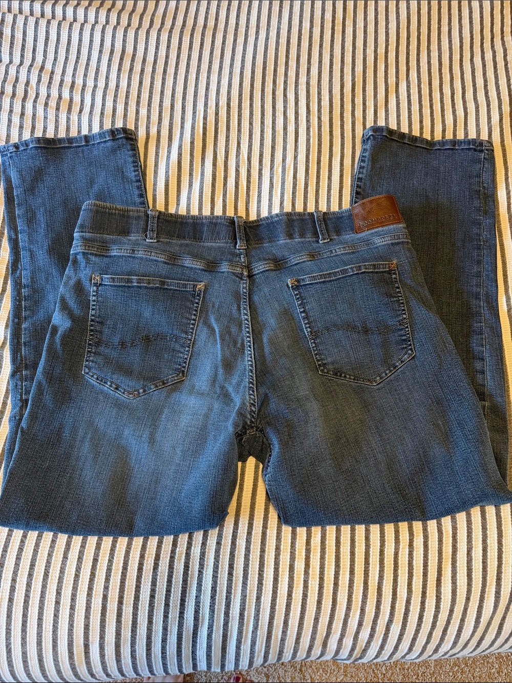 Lee Men's Straight Leg Jeans in Blue Denim
